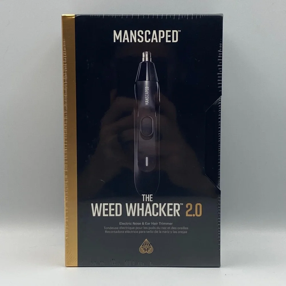 Manscaped The Weed Whacker 2.0 Electric Ear & Nose Hair Trimmer Rechargeable NEW